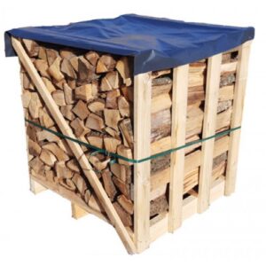 1rm-eik-droog Halve pallet droog eiken brandhout - 1m³