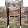 Brandhout 33 cm gestapeld op pallet - 1,75 m³ (2,5 stères)