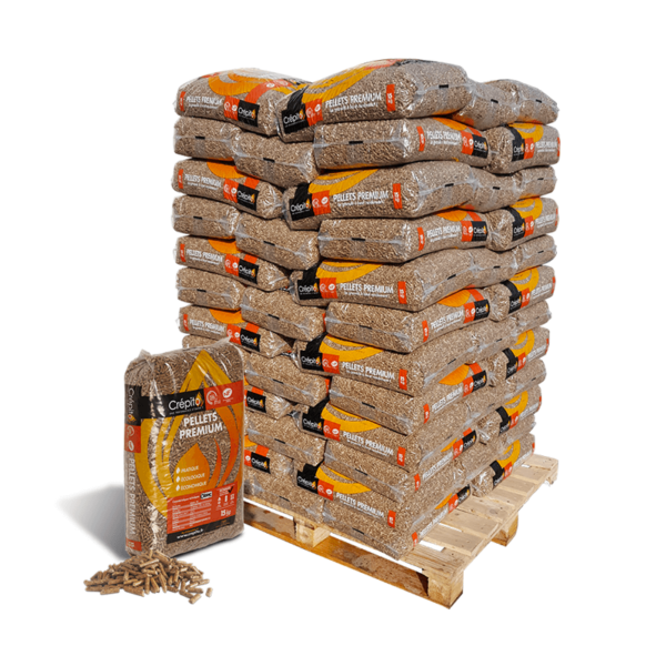 Crépito® Premium Pellets – Pallet van 72 zakken x 15 kg (1080 kg)