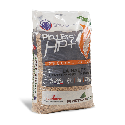 HP+ Houtpellets – Piveteau | 15Kgx72 zakken | Premium Naaldhout Pellets