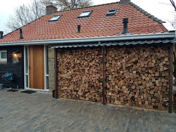 Stookmix Haardhout - 2 kuub ovengedroogd, gestapeld