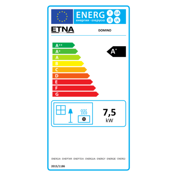Houtkachel Domino met Houtopslag 7,5 kW