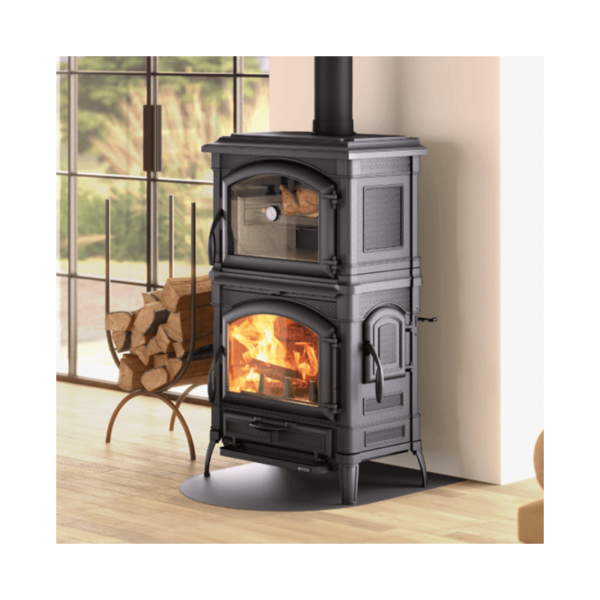 Houtkachel Isotta Forno EVO antraciet zwart 11 kW