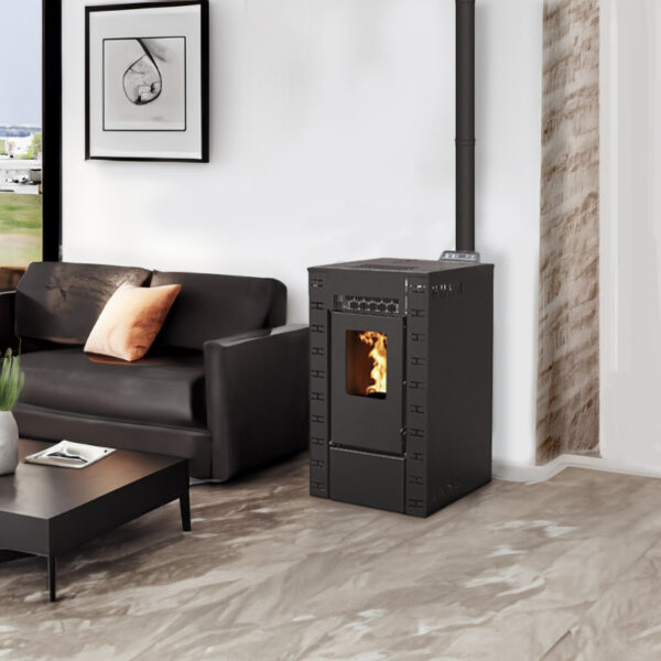 Pelletkachel Diva 8 kW Luchtdichte Pelletkachel Diva 8 kW