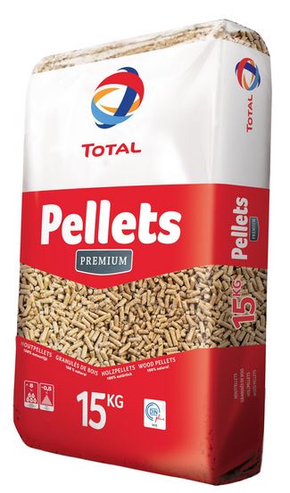 TOTAL Pellets PREMIUM Rode– Pallet van 66 zakken van 15 kg