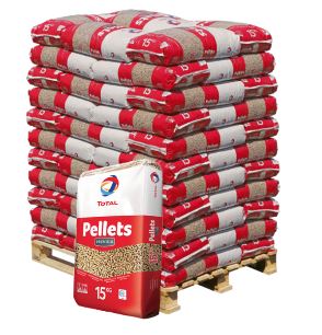 TOTAL Pellets PREMIUM Rode– Pallet van 66 zakken van 15 kg