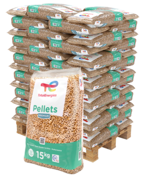 Total Pellets Premium Groen – 66 zakken van 15 kg