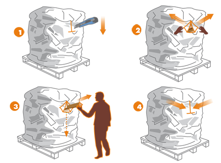 Bal van 30 cm geëtuveerde houtblokken G1-2000 DM3 - Eik/Beuk