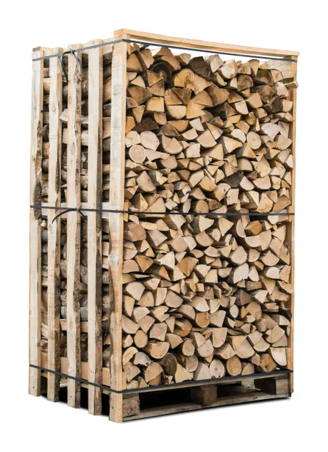 Box 3 stères 30cm droog haardhout - palet van 2,1m3 eik/beuk : kastanjebomen