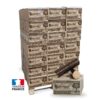 Premium geperste daghoutblokken Brazeco – Pallet van 80 dozen met 6 blokken