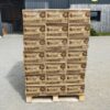 Premium geperste daghoutblokken Brazeco – Pallet van 80 dozen met 6 blokken